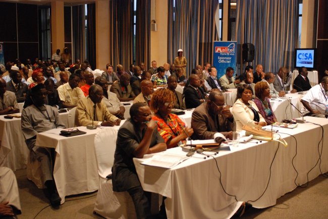 Delegates attending the CISA convention in Bamako..(Photo:JAPPO, Laurent Bagnis)
